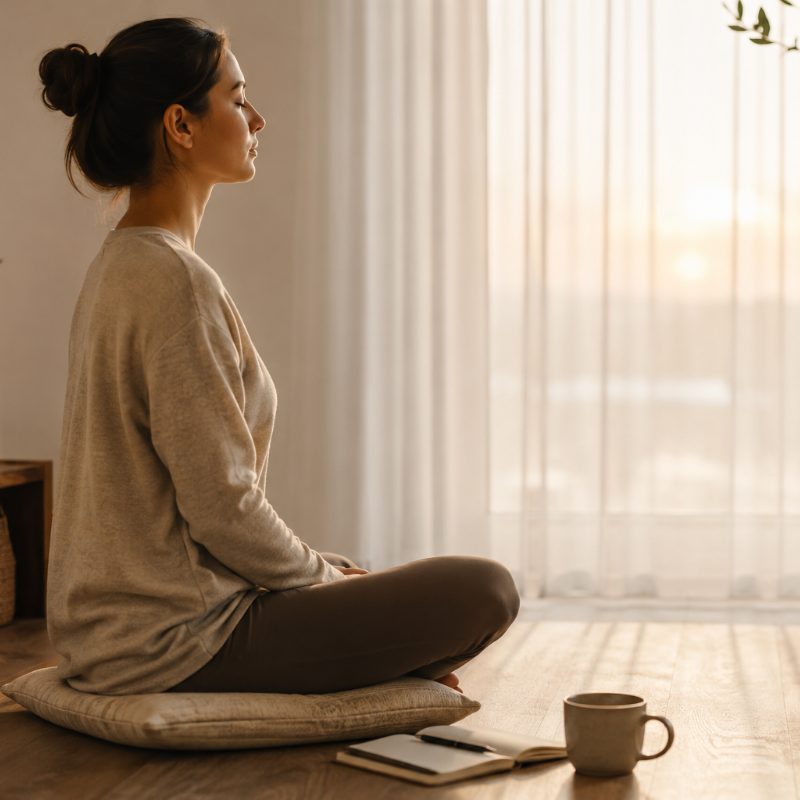 Practică de meditație în natură